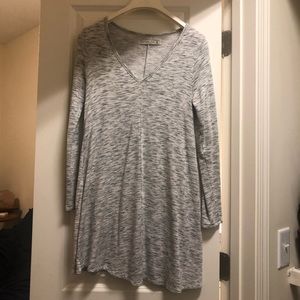 Long sleeve A&F v neck swing dress